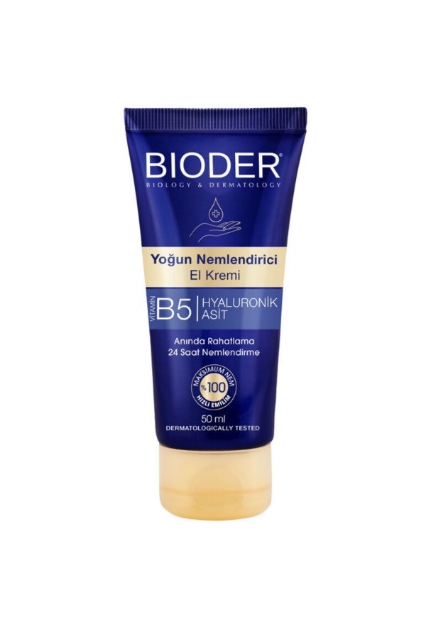 Bioder Yoğun Nemlendiricili El Kremi 50 ml