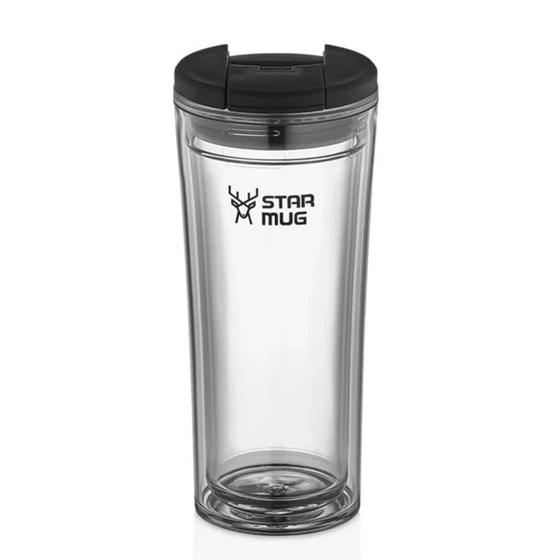 Star Termos Star Mug 350 ml Şeffaf Seri ( Piknik Kamp Outdoor Ofis Otel Kafe Okul Kampüs )