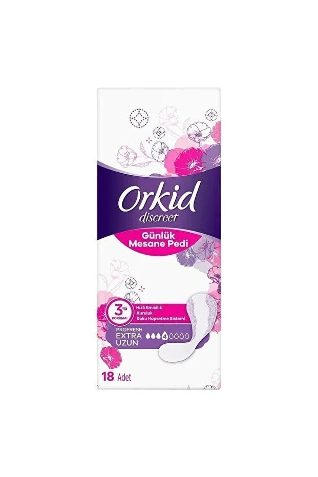 Orkid Mesane Pedi Ekstra Uzun Süper Ekonomik Paket 18'li