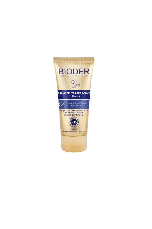 Bioder Yaşlanma Karşıtı Leke ve El Kremi 50 ml