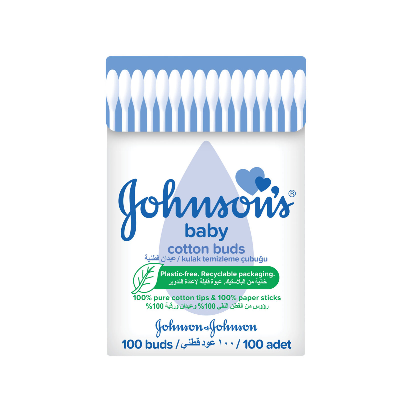 Johnson & Johnson Johnson's Baby Kulak Temizleme Çubuğu 100'lü