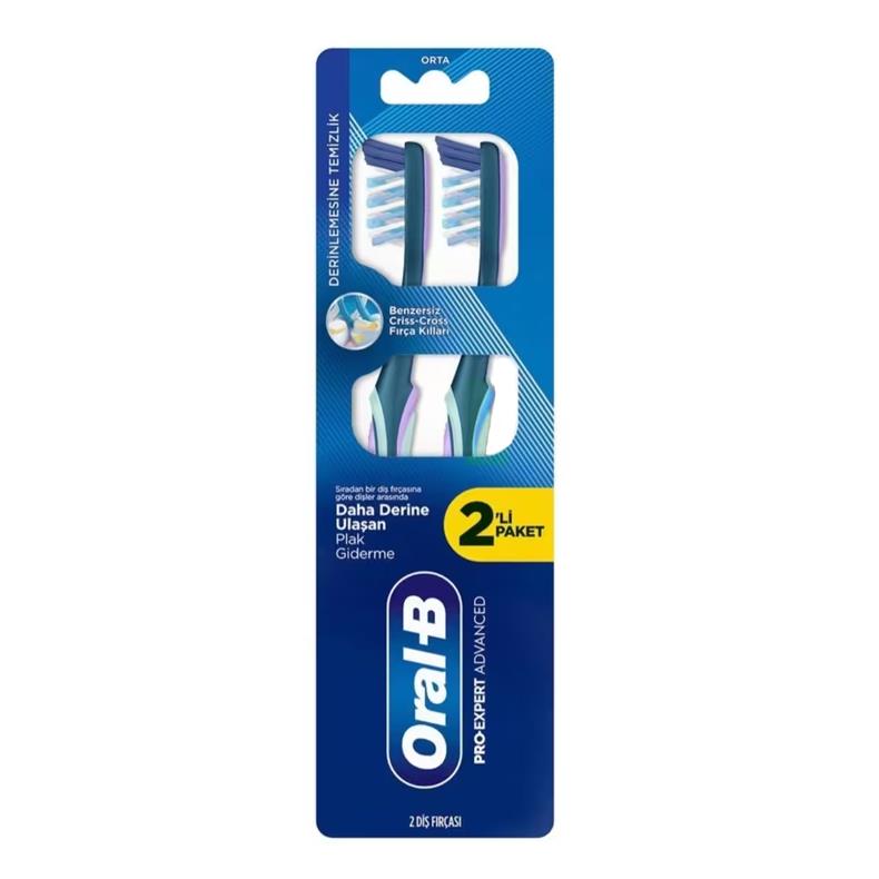 Oral-B Pro-Expert Advanced 2'li Diş Fırçası