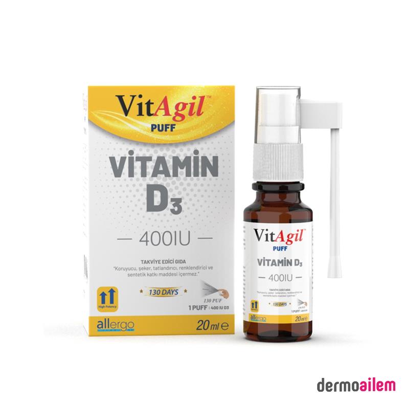 Vitagil Puff Vitamin D3 400 IU Sprey 20 ml