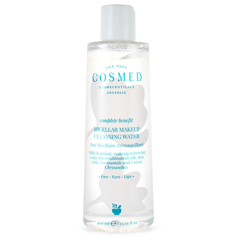 Cosmed Complete Benefit Micellar Makeup Cleansing Water - Yağlı/Karma Ciltler için Makyaj Temizleyici Micellar Su 400 ml