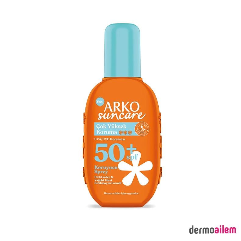Spf 20 & 50 ArasıArkoArko Suncare Güneş Koruyucu Sprey Spf 50+ 200 ml