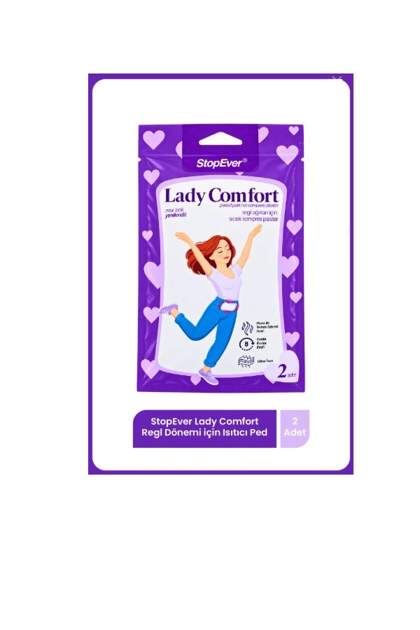 StopEver Lady Comfort Regl Ağrıları İçin Isıtıcı Ped