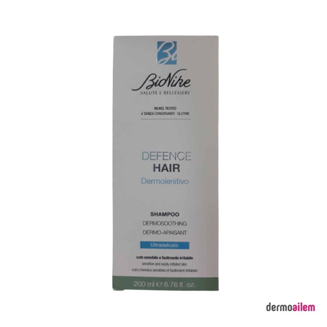 BioNike Defence Hair Dermosoothing Ultra-Gentle Shampoo 200ml Fiyatları  İndirimli | Dermoailem.com