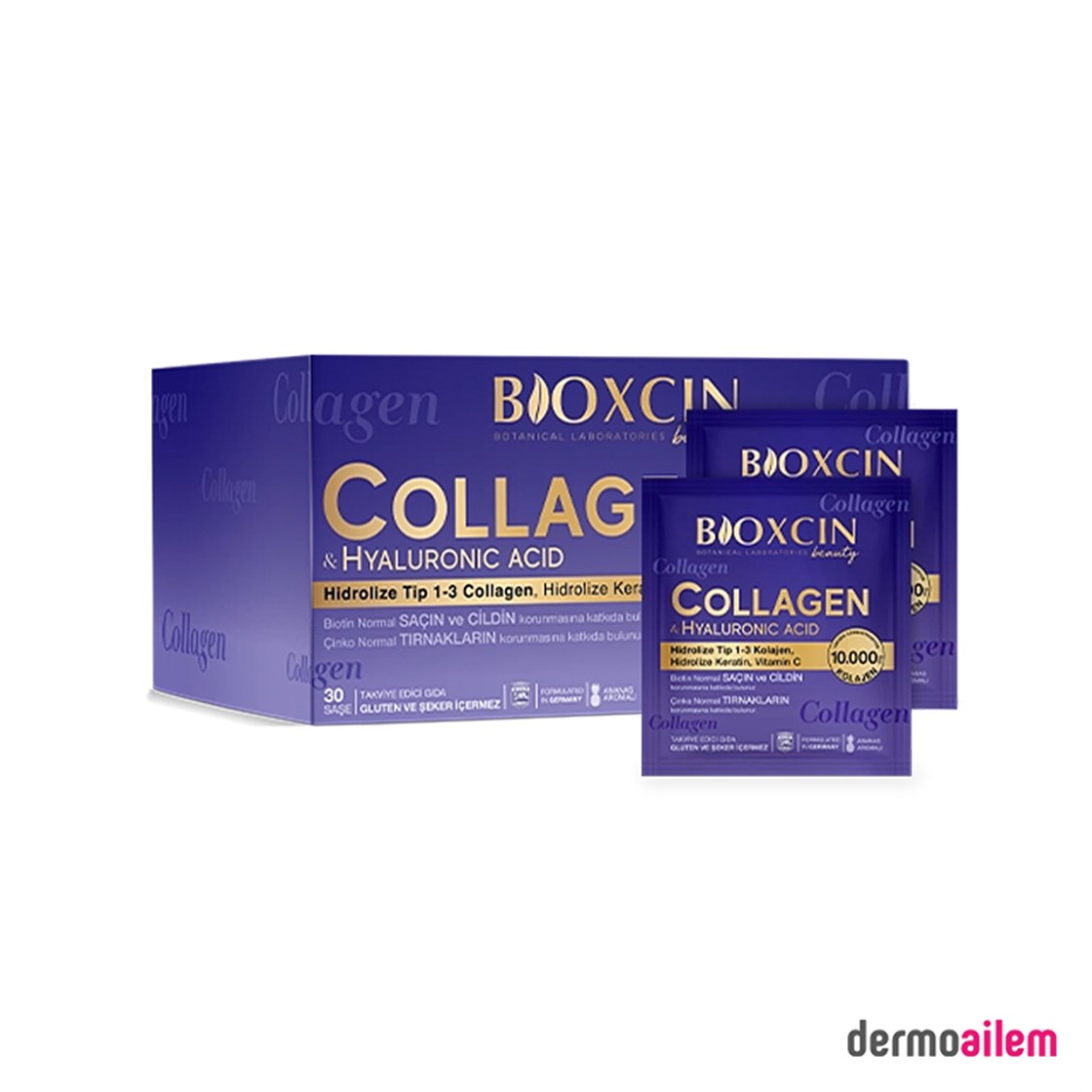 saseko Bioxcin Collagen 11 Gr x 30 Saşe | Dermoailem