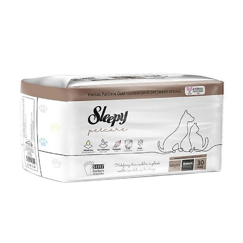 Sleepy Petcare Pet Bakım Örtüsü 60X90 cm 30 Adet