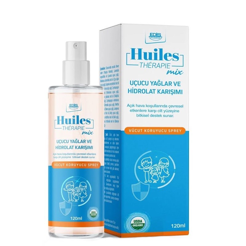 Edis Pharma HUILES THERAPIE MIX VUCUT KORUYUCU 120 ML SPREY (ORGANIK)