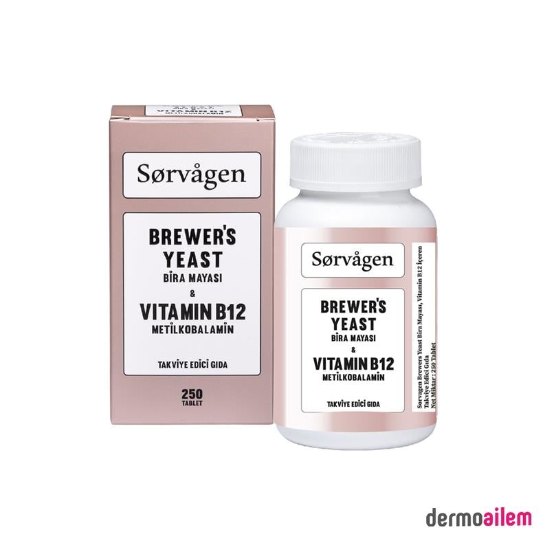 Sorvagen Brewers Yeast Vitamin B12 250 Tablet