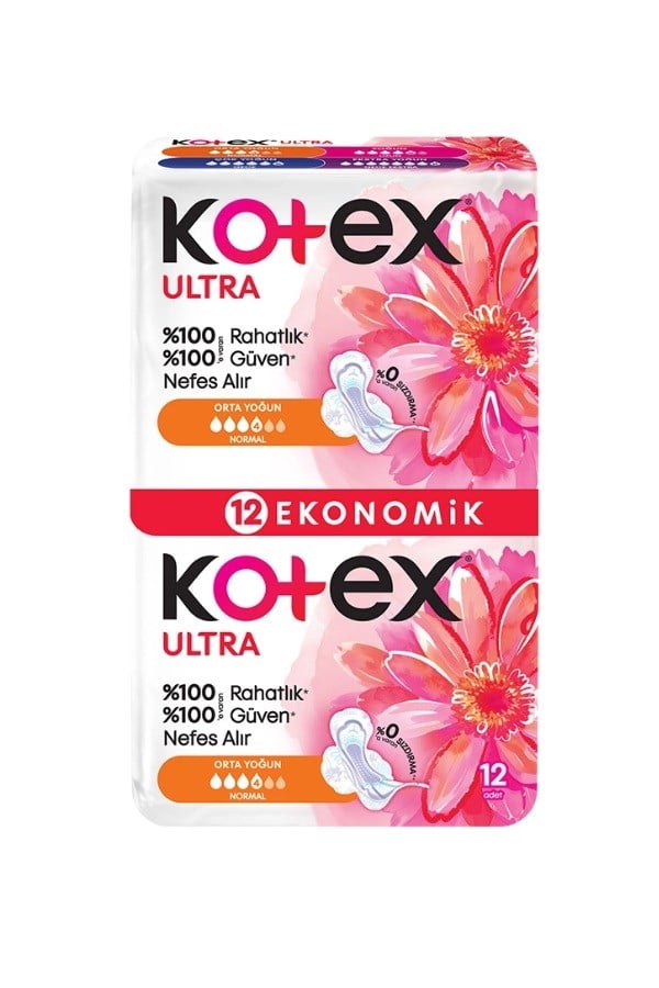 Kotex Ultra Normal Hijyenik Ped 12'li