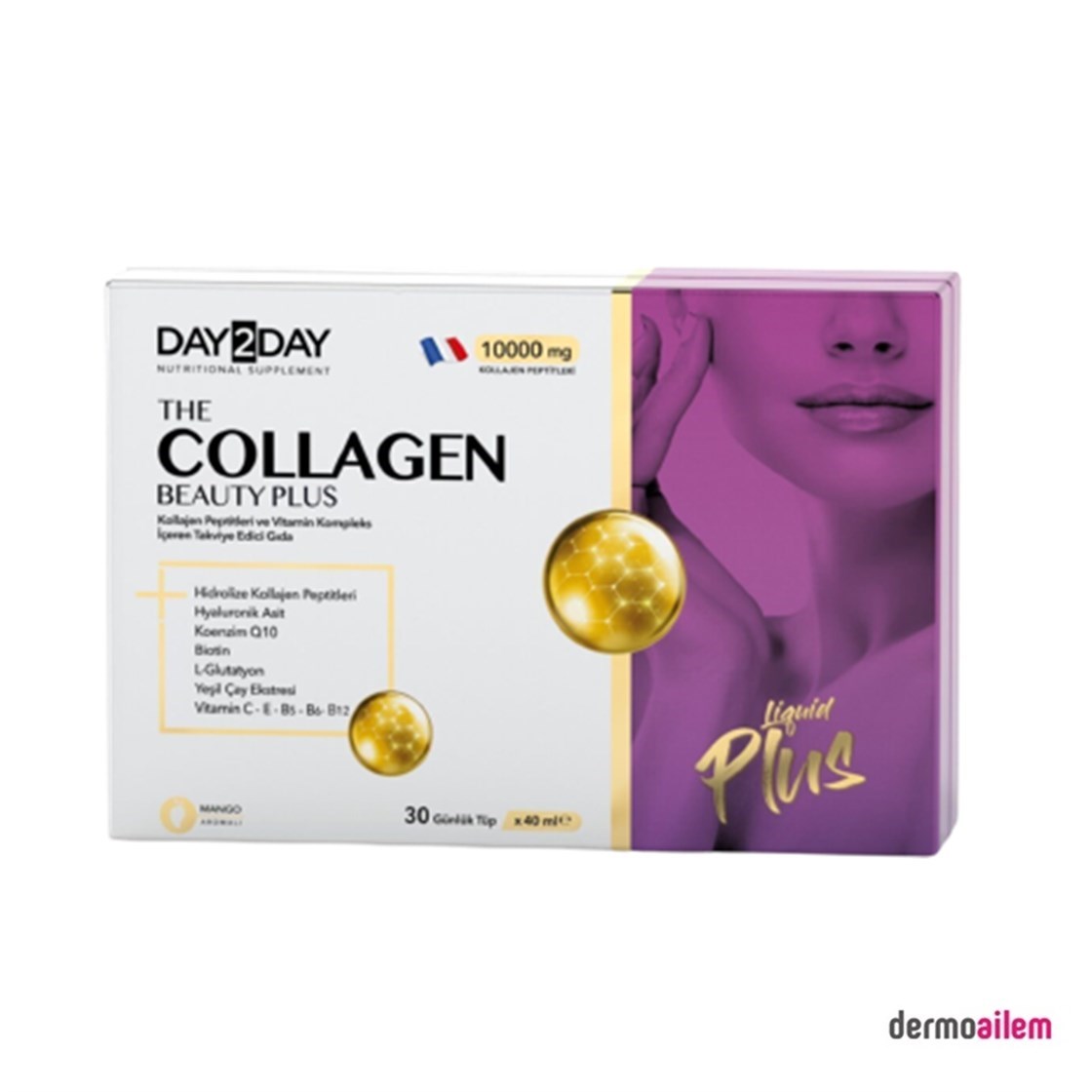 Day2Day The Collagen Beauty 30 Günlük Tüp (Mango)
