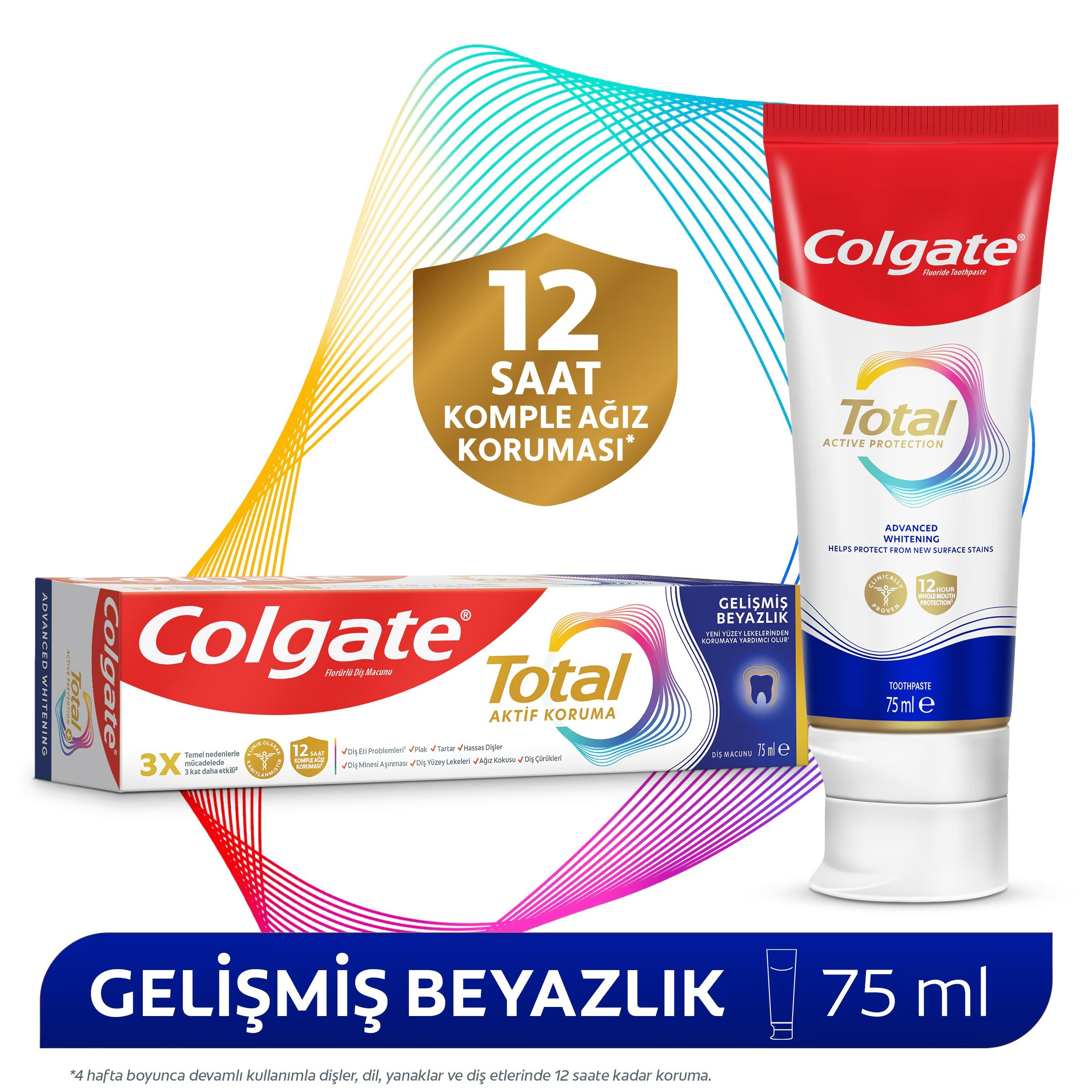Colgate Total Nane Temizliği Diş Macunu 75 ml