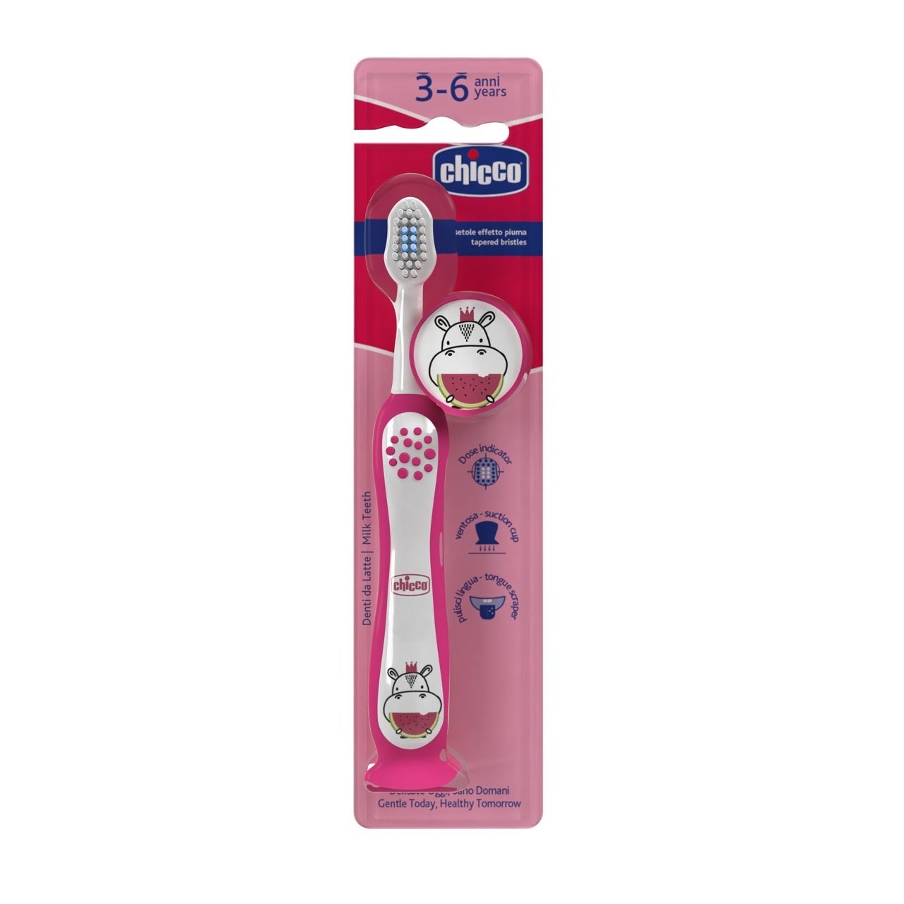 Chicco Hippo Diş Fırçası 3-6 Yaş