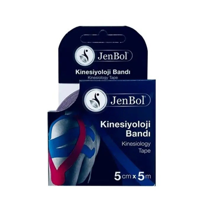 Jenbol Kinesiology Tape Ağrı Bandı 5 cm x 5 m - Mor