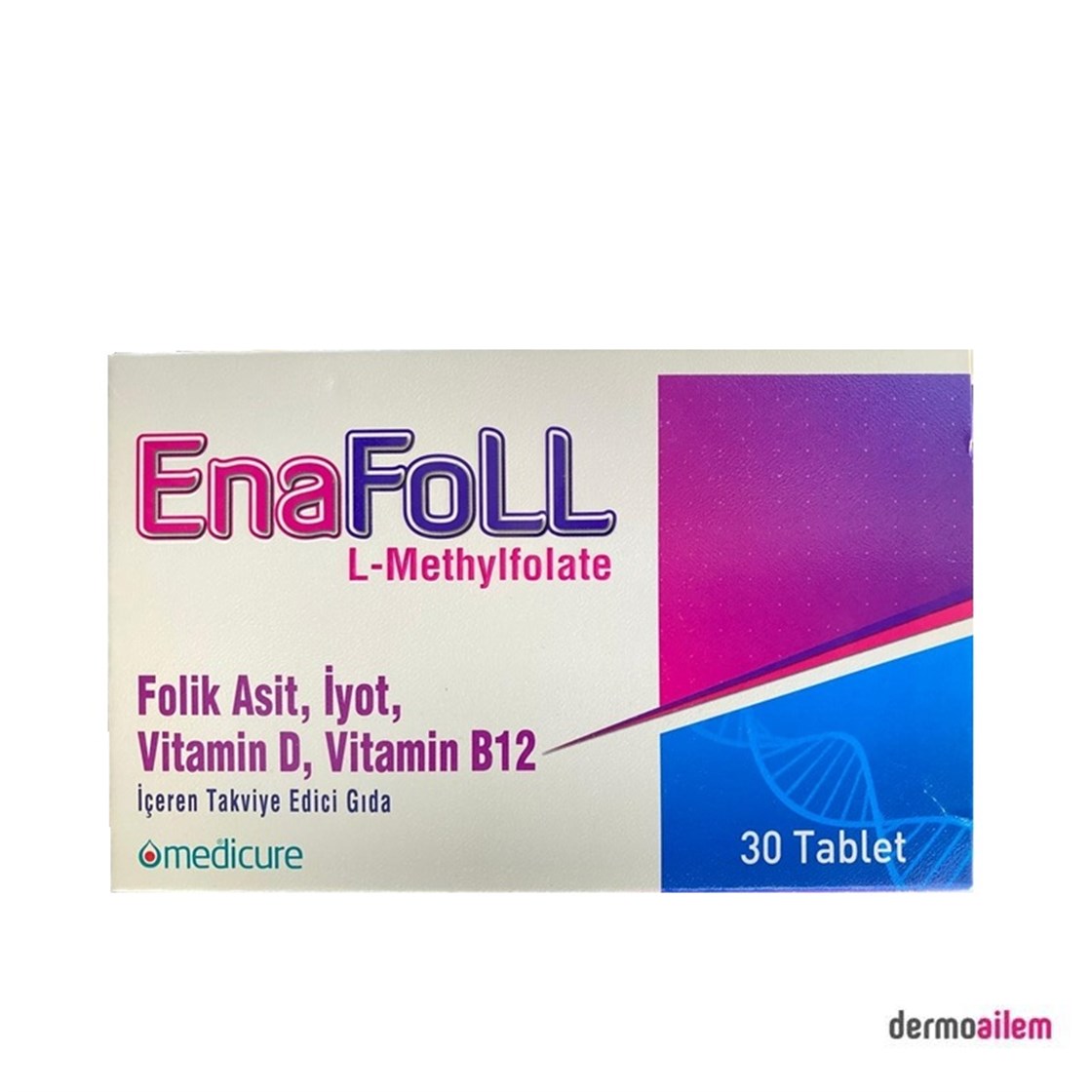 EnaFoLL L-methylfolate Folik Asit 30 Tablet