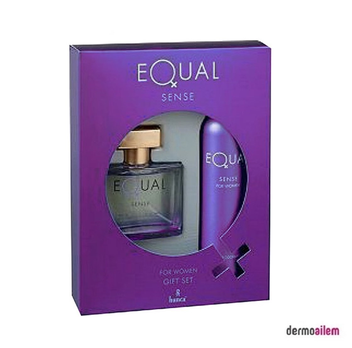 Equal EDT Sense Parfüm 75 ml + Sense Body Mist 150 ml Kadınlar İçin  Fiyatları İndirimli | Dermoailem.com