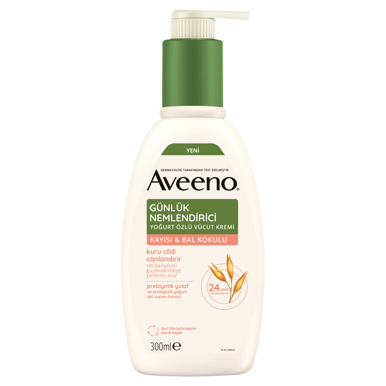 Aveeno Günlük Nemlendirici Vücut Kremi Kayısı&Bal Kokulu