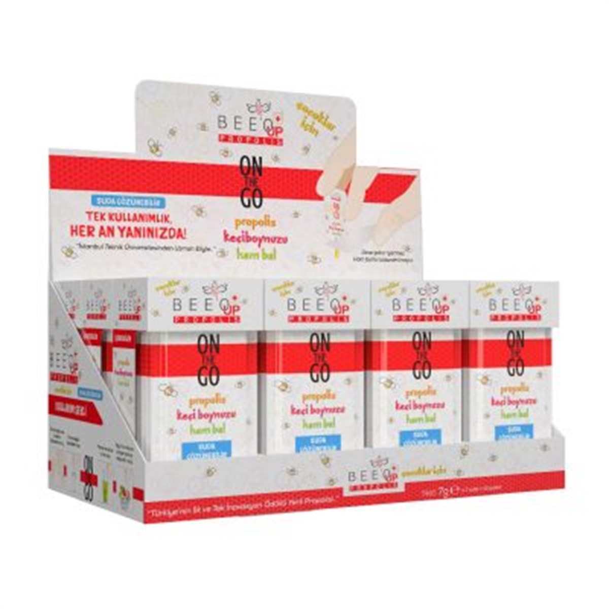 BEE OUP Bee'o Up Propolis On The Go Çocuk 7 X 7 Gr - 12 Paket