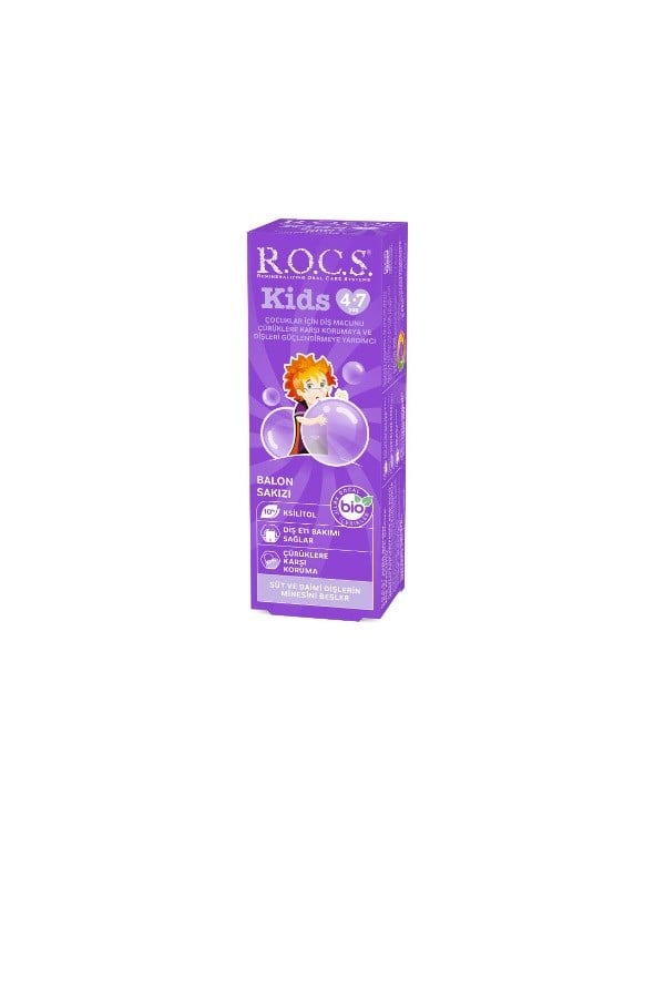 R.O.C.S. Rocs Kids 4-7 Balon Sakızı Diş Macunu 35 ml
