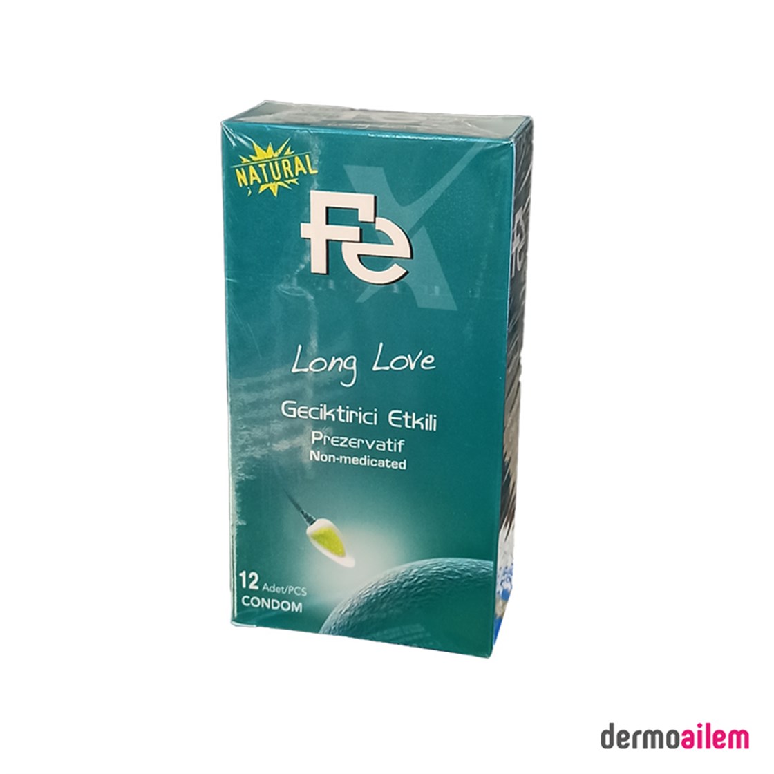Fe Prezervatif Long Love Geciktirici Etkili 12 Adet | Dermoailem