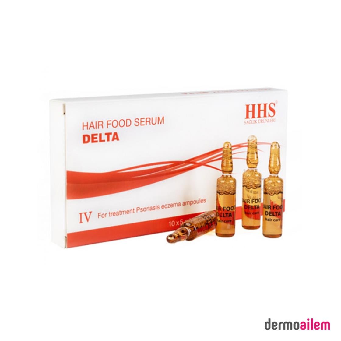 HHS Hair Food Delta IV Saç Bakım Serumu 10 x 5 ml