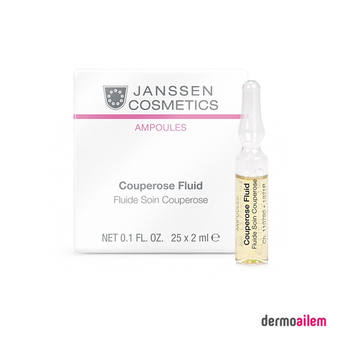 Janssen Cosmetics Ampoules Couperose Fluid Ampul 25 x 2 ml Dermoailem