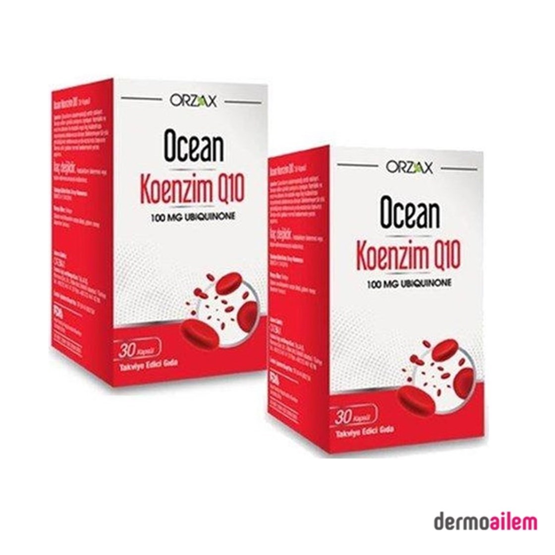 Ocean Koenzim Q10 100 mg 2'li Paket 30 Kapsül