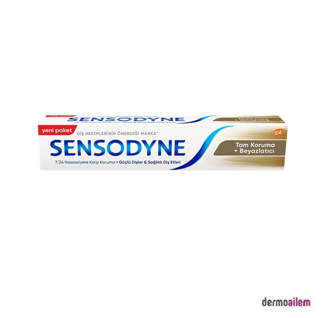 Sensodyne Tam Koruma + Beyazlatıcı Diş Macunu 75 ml