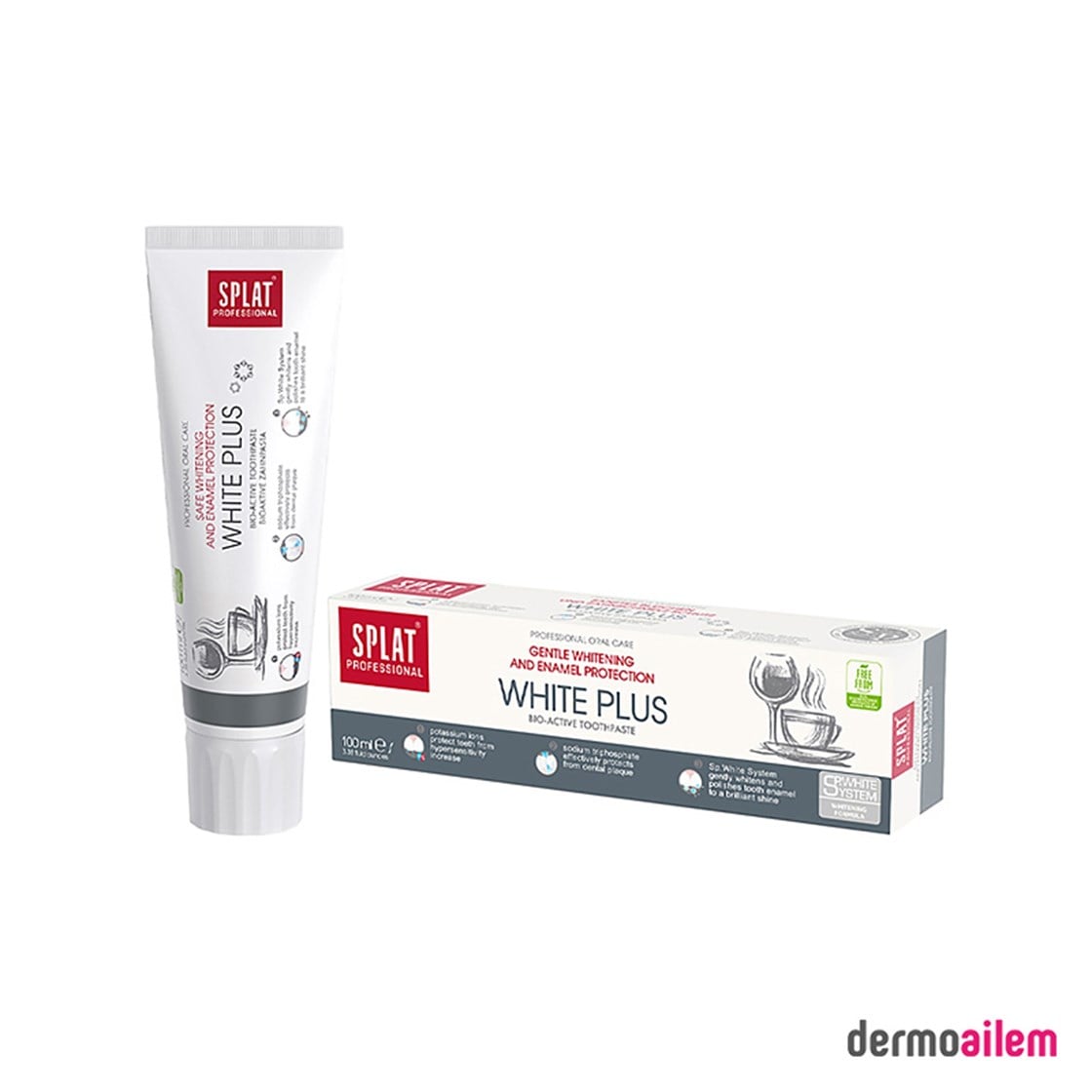 Splat White Plus Diş Macunu 100 Ml