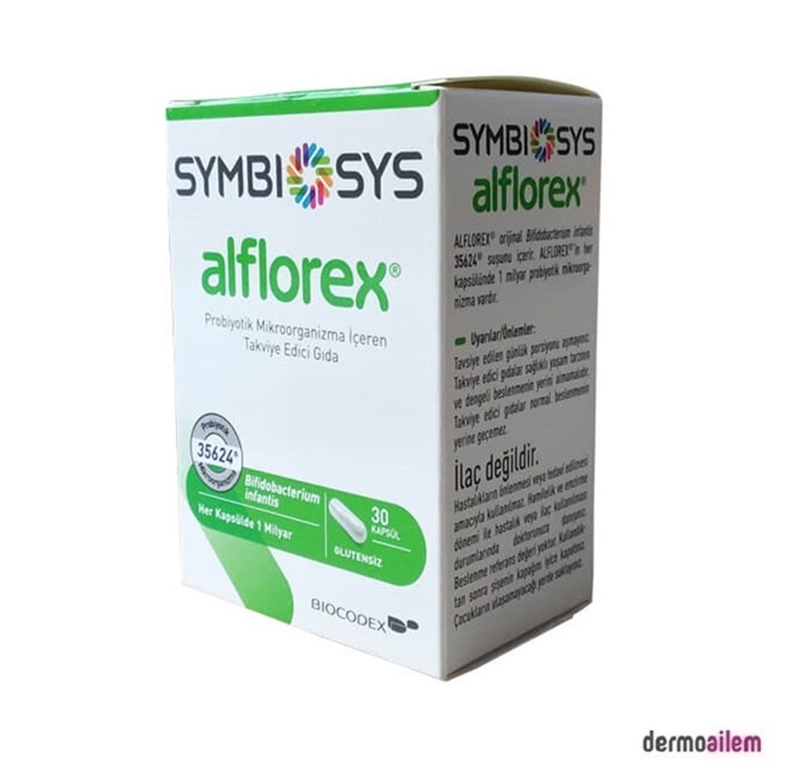 Symbiosys Alflorex Probiyotik 30 Kapsül | Dermoailem.com