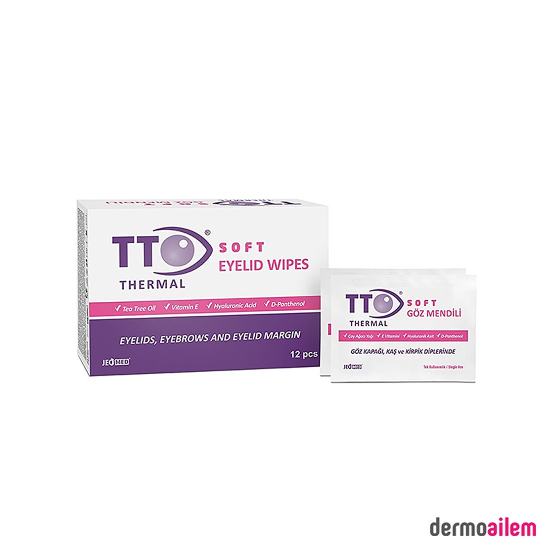 TTO Thermal Soft Göz Mendili 12 Adet