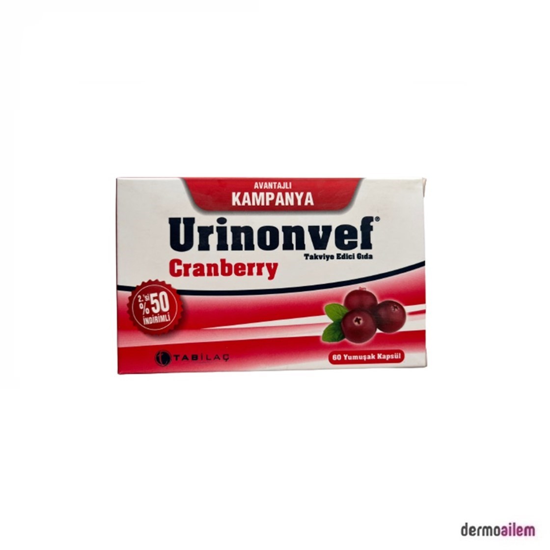 Urinonvef Cranbery Avantajlı Paket 30+30 Kapsül Fiyatları İndirimli ...