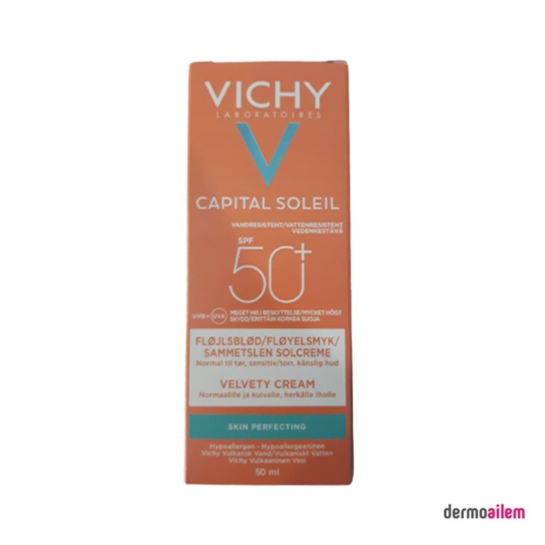 Vichy Capital Soleil Cream Spf 50+ Faktör Yüz Bölgesi İçin Güneş Kremi |  www.escaeuniversity.com