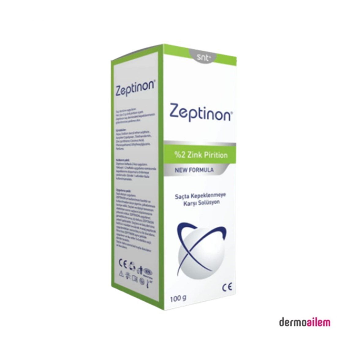 Zeptinon Kepeklenmeye Karşı Solüsyon Şampuan 100 gr Fiyatları İndirimli |  Dermoailem.com
