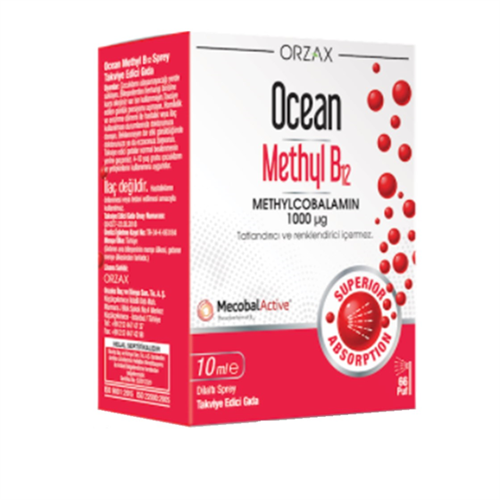 MultivitaminlerOrzaxOrzax Ocean Methyl B12 10 ml - Takviye Edici Gıda