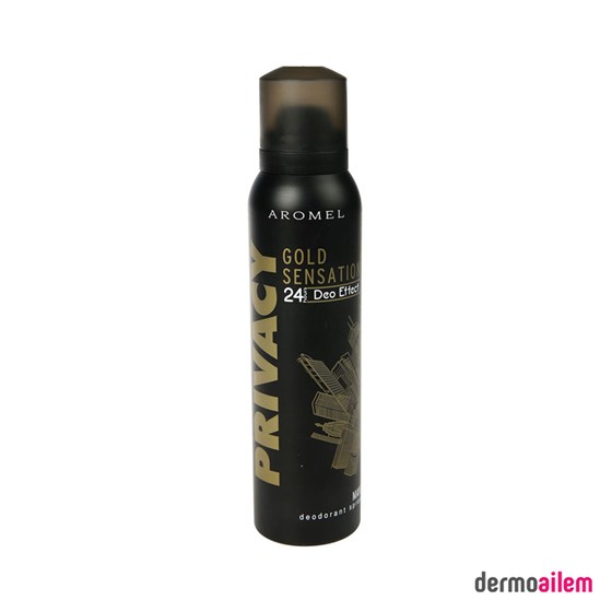 Erkek DeodorantPrivacyPrivacy Deodorant Gold Sensation Bay 150Ml