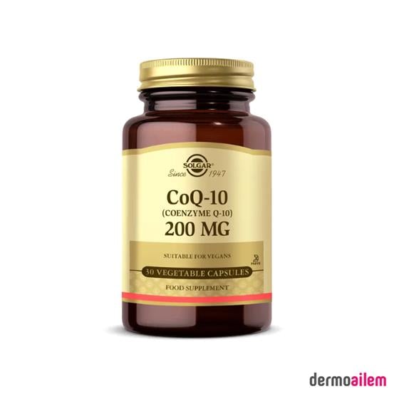 Takviye Edici Gıdalar Solgar Coenzyme Q-10 200 Mg 30 Kapsül