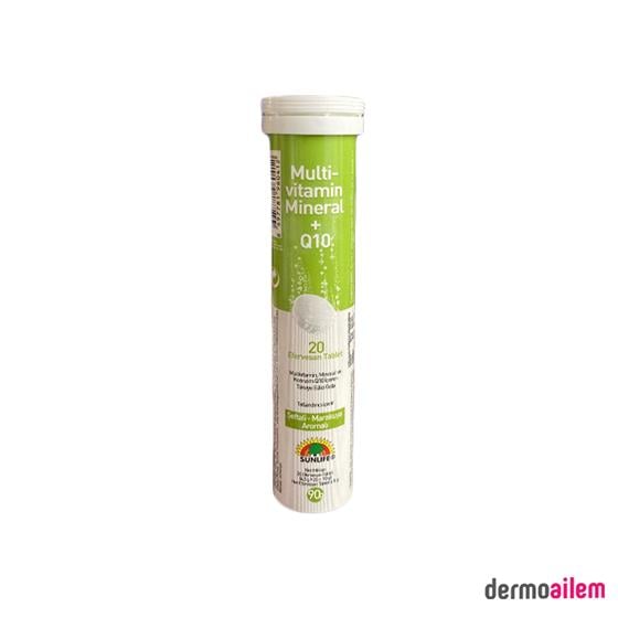 Sunlife MultiVitamin Mineral + Q10 20 Efervesan Tablet Ürünleri