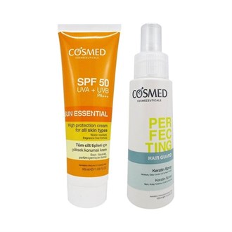 Spf 20 & 50 ArasıCosmedCosmed Sun Essential Spf 50 Cream 50 ml Set