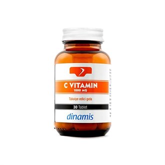 Takviye Edici GıdalarDinamisDinamis C Vitamin 1000 mg 30 Tablet