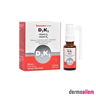 Takviye Edici GıdalarİmuneksFarmaImuneks D3 K2 Sprey 20 ml