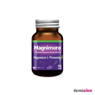Takviye Edici GıdalarTab İlaçMagnimore Magnesium L-Threonate 90 Kapsül