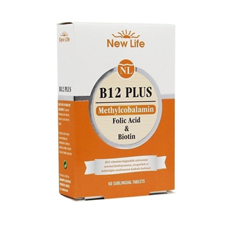Takviye Edici GıdalarNewlifeNew Life B12 Plus 60 Dilaltı Tablet
