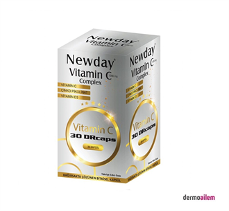 Takviye Edici GıdalarRcFarmaNewday Vitamin C Complex 30 Tablet
