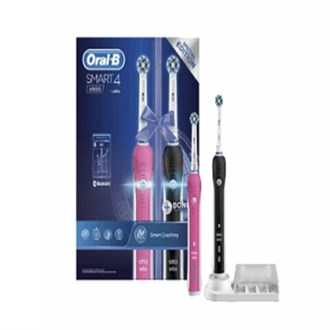 Diş FırçalarıOral-BOral-B Smart 4 4900 Şarjlı Diş Fırçası 2'li Avantaj Paketi