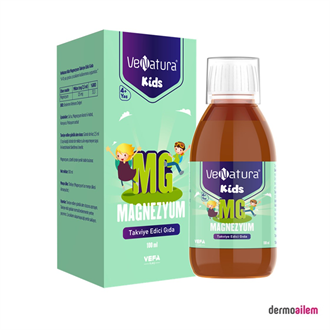 Takviye Edici GıdalarVeNaturaVenatura Kids Magnezyum Şurup 100 ml
