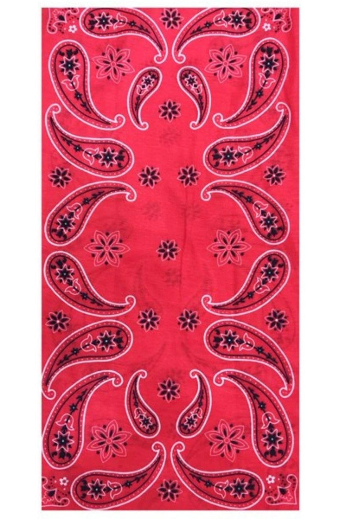 Amerika Birleşik DevletleriDünyadan HediyelerVOSBF-54623Keskin Hediyelik Eşya Ve TekstilDamla ve Çiçek Motifli Buff Boyunluk Bandana Kırmızı