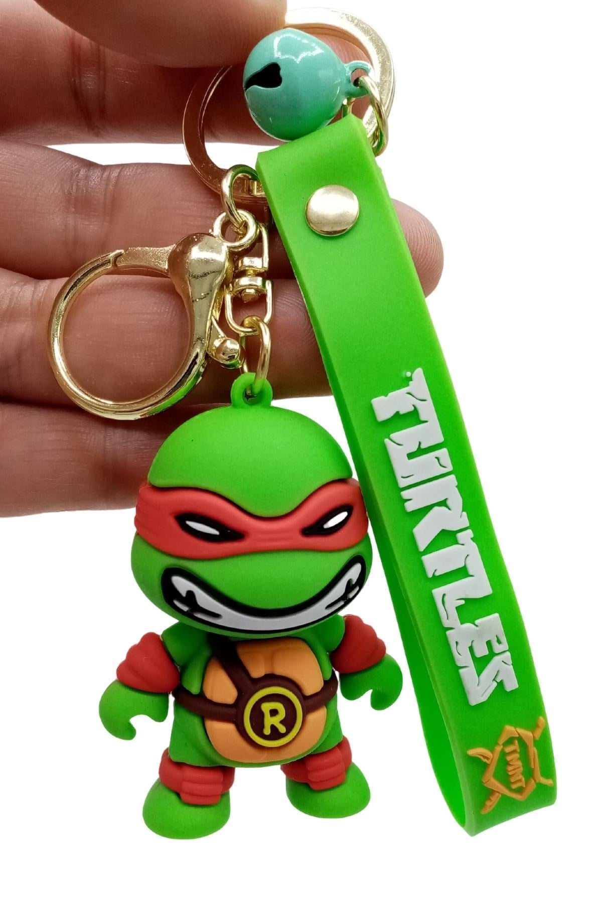 Amerika Birleşik DevletleriDünyadan HediyelerDNY-HD100639Keskin Hediyelik Eşya Ve TekstilNinja Turtles 3D Raphael Silikon Anahtarlık Ninja Kaplumbağa